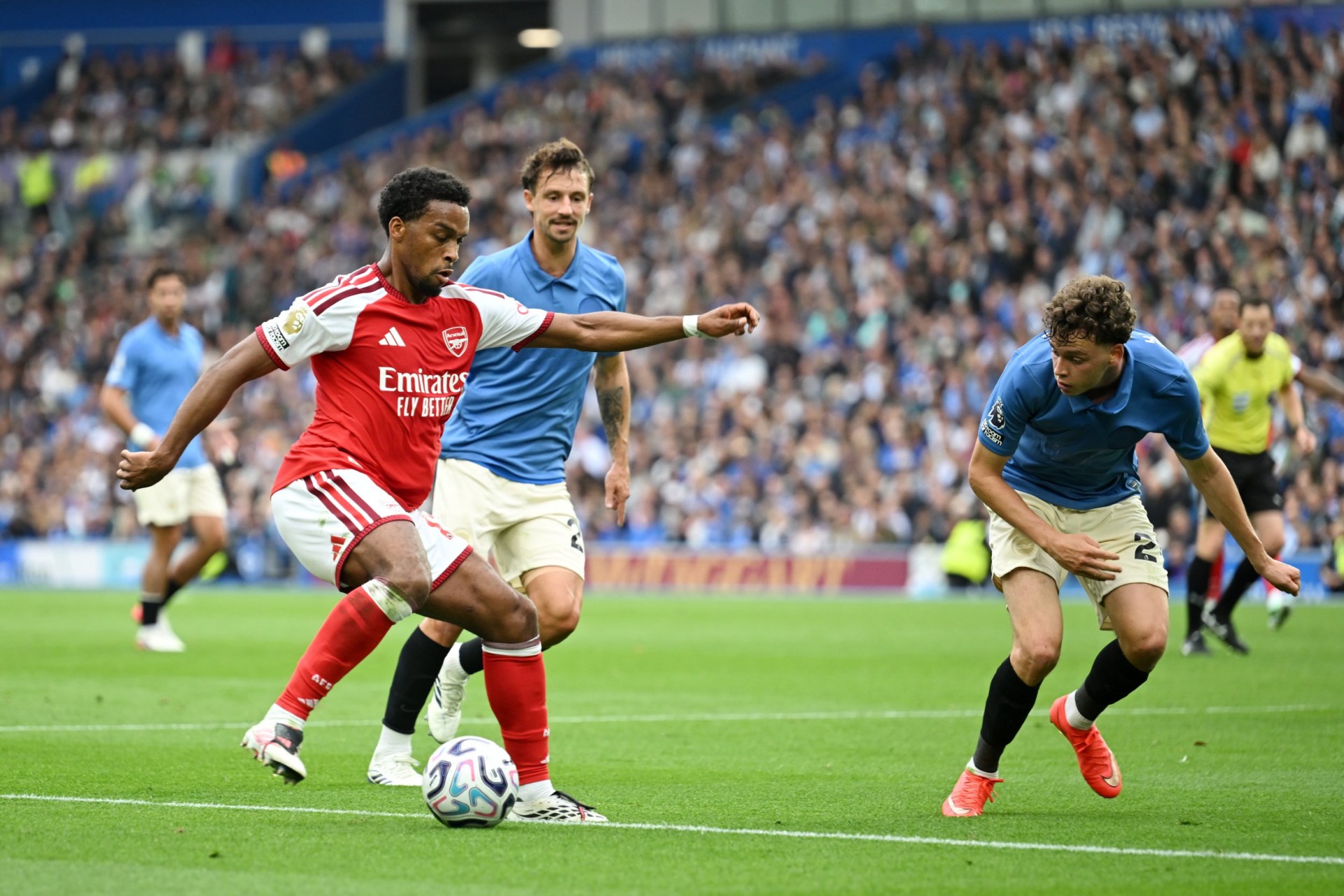 Timber made his first start of the season against Brighton last weekend (Picture: Getty)