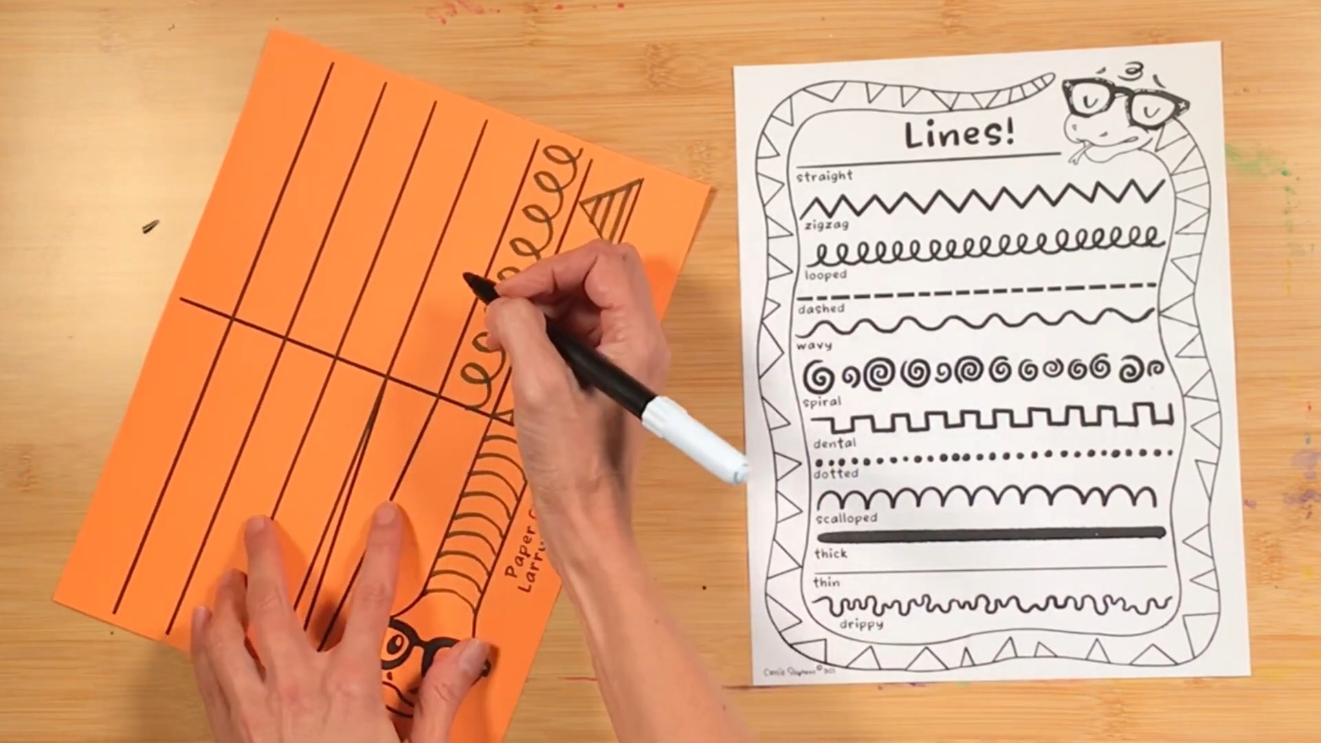 How to make an easy paper chain snake! Fun DIY paper craft for kids