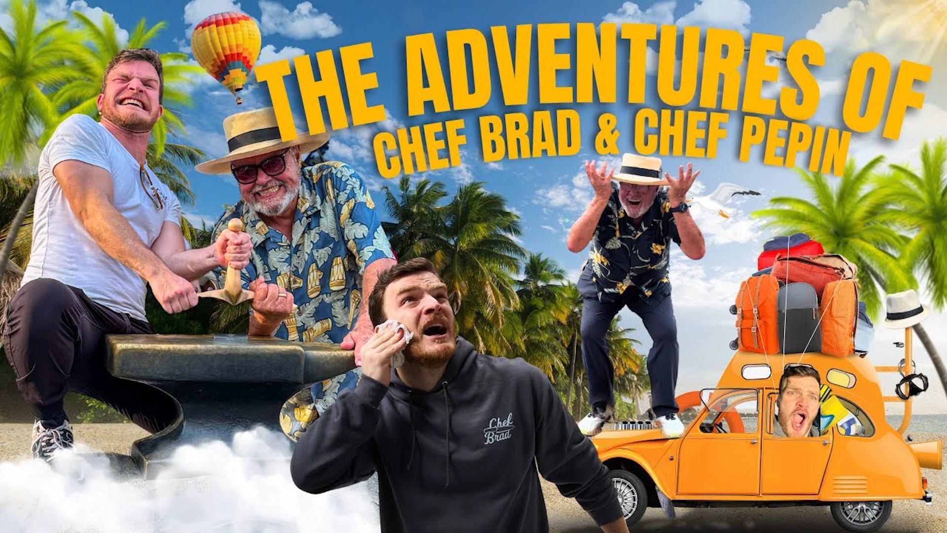 The adventures of Chef Brad & Chef Pepin: Disney takeover!