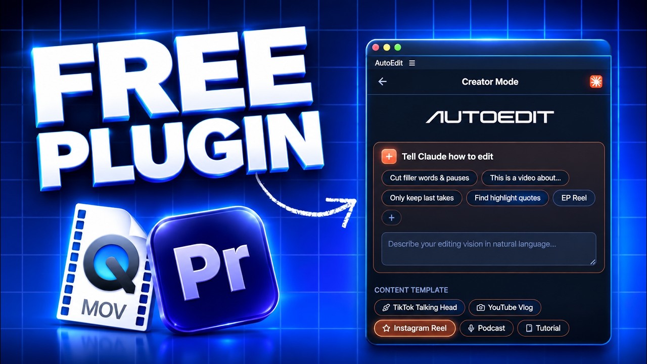 Free Premiere Pro plugin for faster B-roll editing