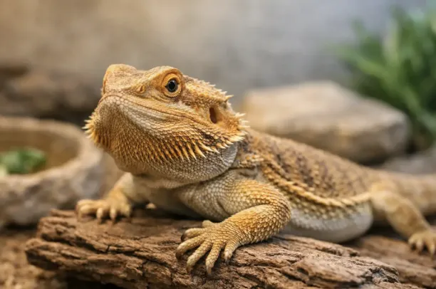 Bearded dragons are calm, fascinating pets when cared for properly