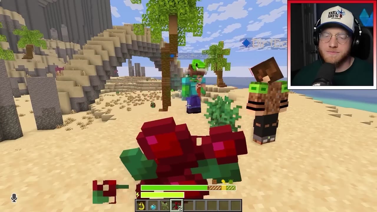 BeckBroJack and friends race up a Minecraft mountain