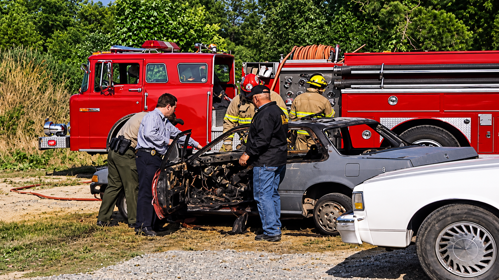 Police found a 20-year-old shot inside his burning car… then one bullet ...