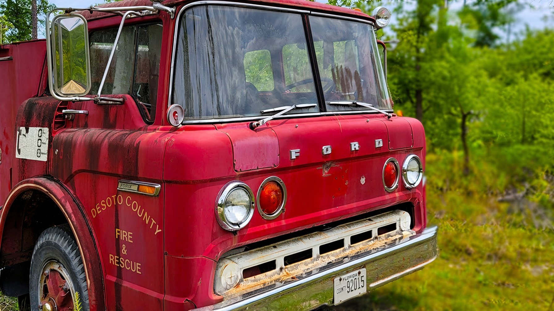 Abandoned fire truck: Will it start?