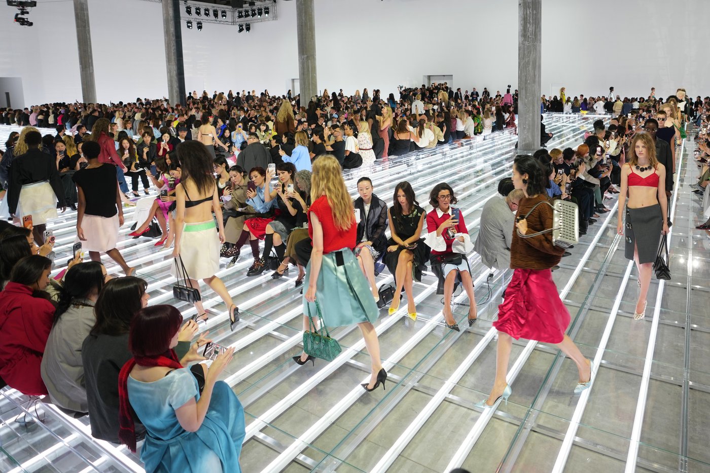 Prada puts skirts center stage in Milan as hemlines stir political ...