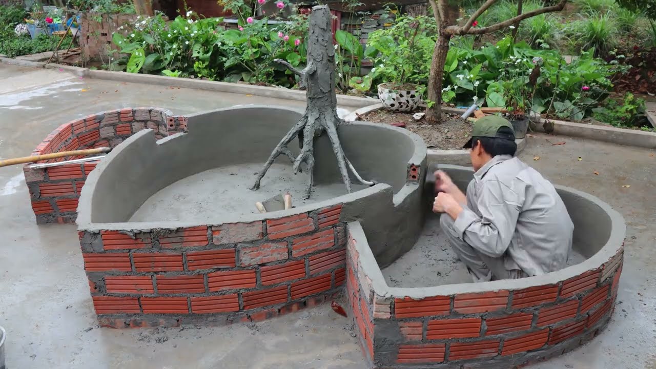 I Can Building 3 in 1 Heart Aquarium with Cement and Brick - Simple And ...