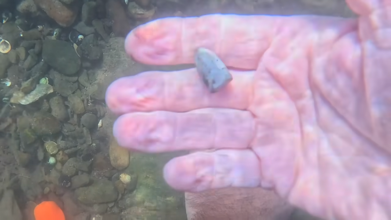 He thought he’d just snorkel the river. Then hidden finds started ...