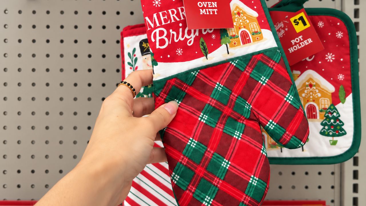 Put a dollar store oven mitt on your front door (genius)