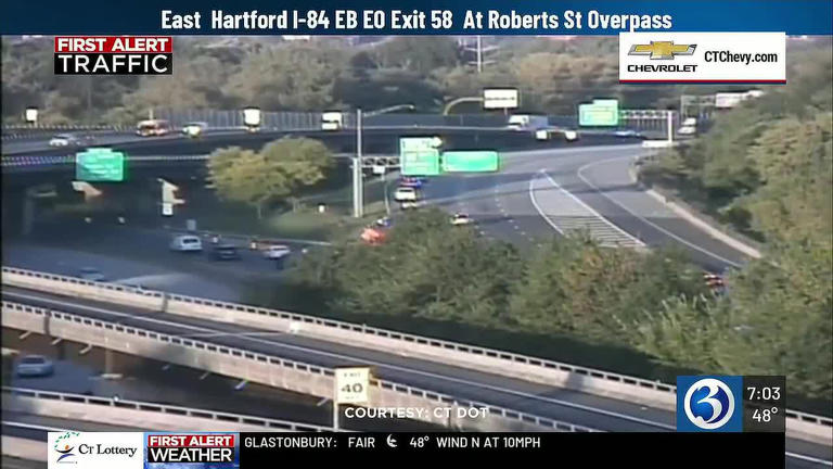 Manchester man dies in I-84 East Hartford crash, state police say
