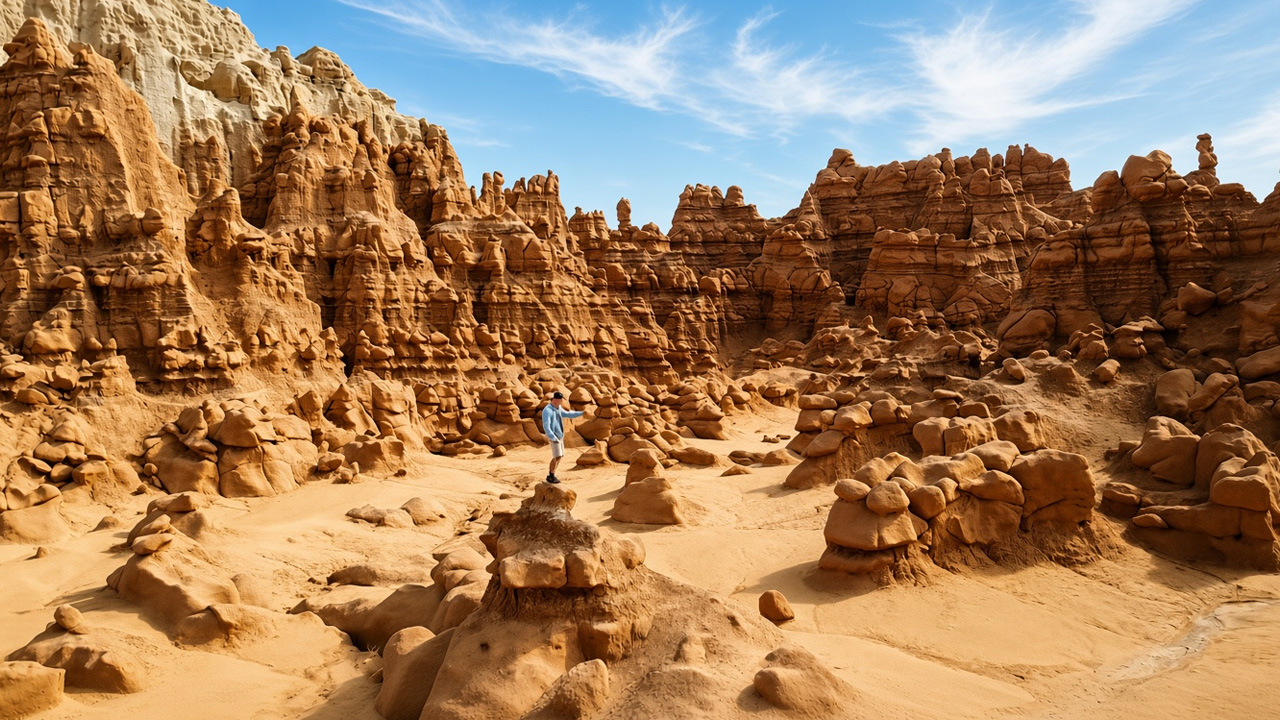 Exploring breathtaking landscapes through high altitude flying