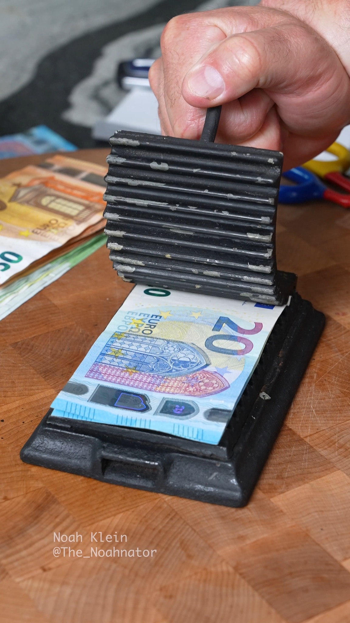 Euro money vs hand press