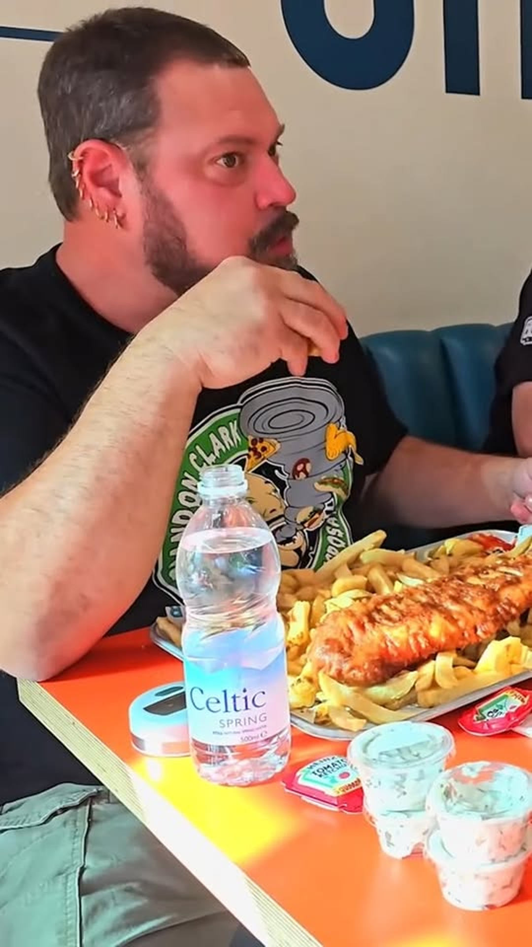 Fish and chips speed challenge