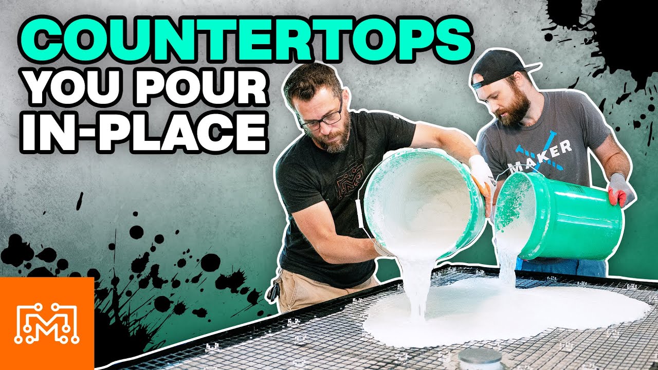 The easy way to DIY concrete countertops