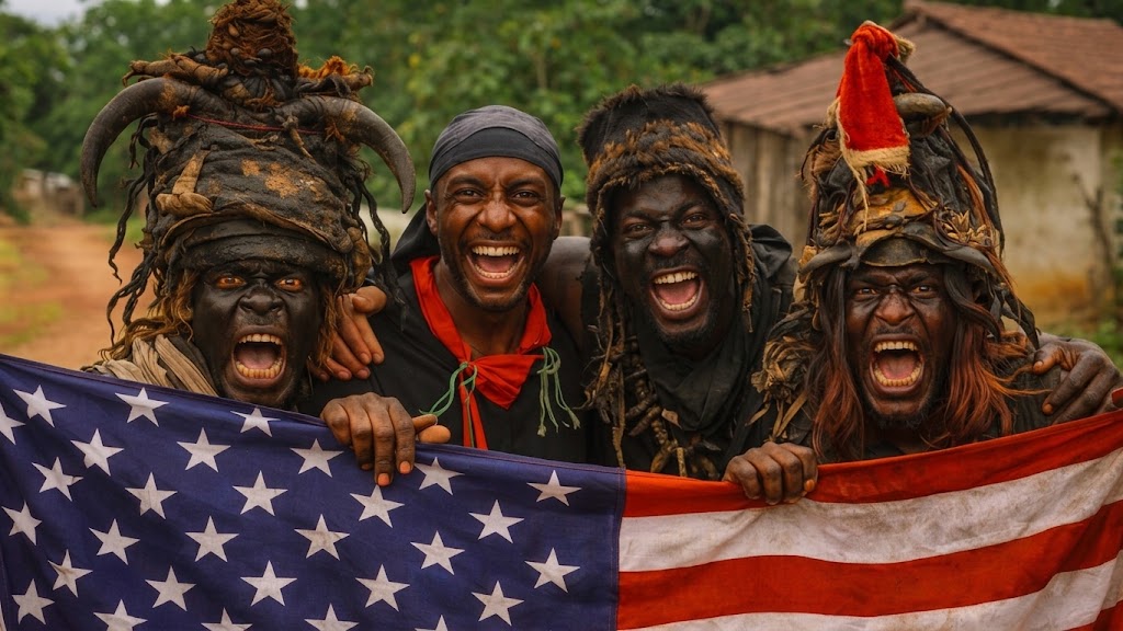 This African country has an American flag, American cities and perfect ...