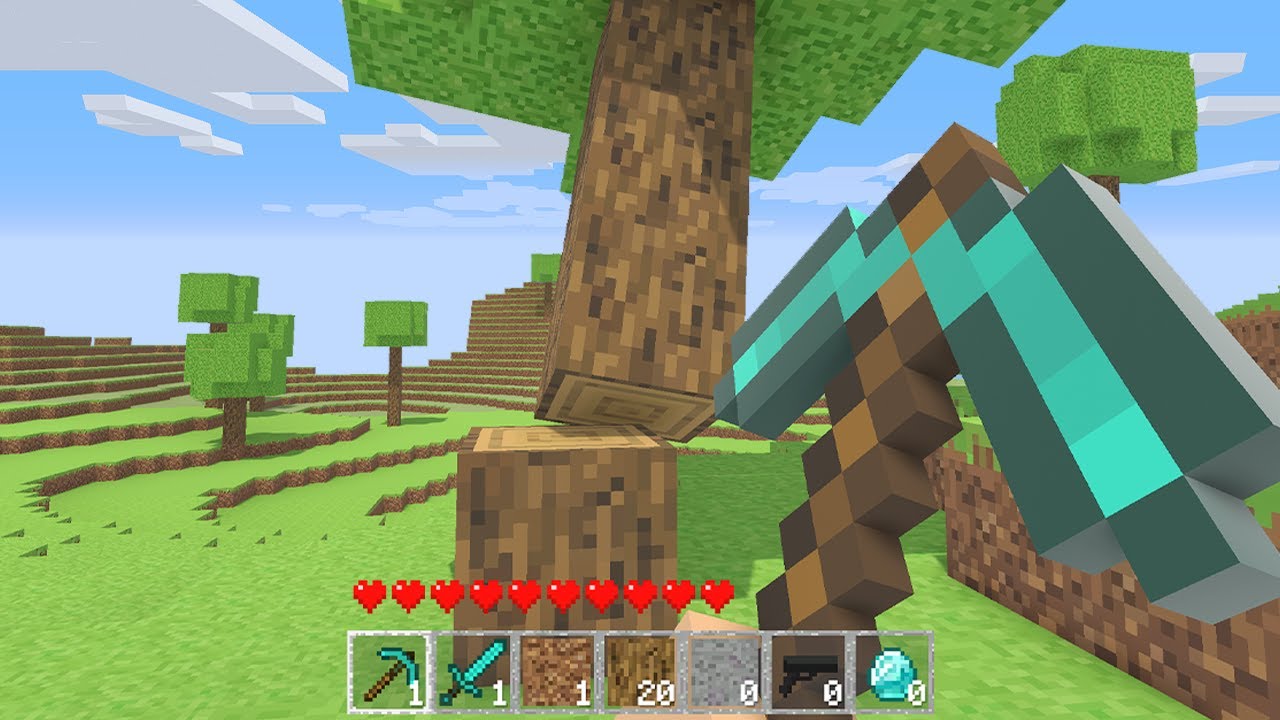 I tested Minecraft but with realistic physics