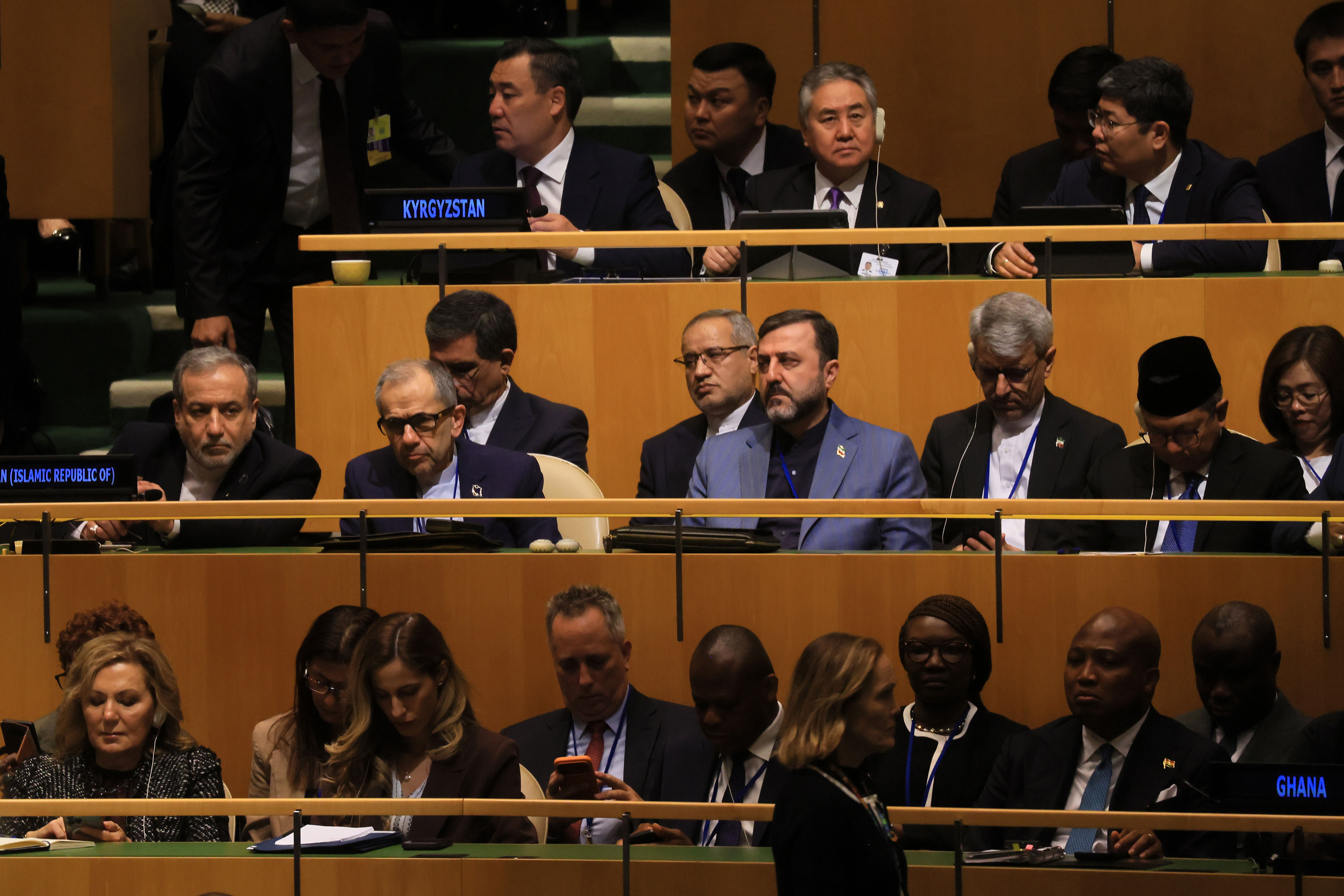 Iran's president tells UN his country 'must be powerful so as to avoid being threatened'