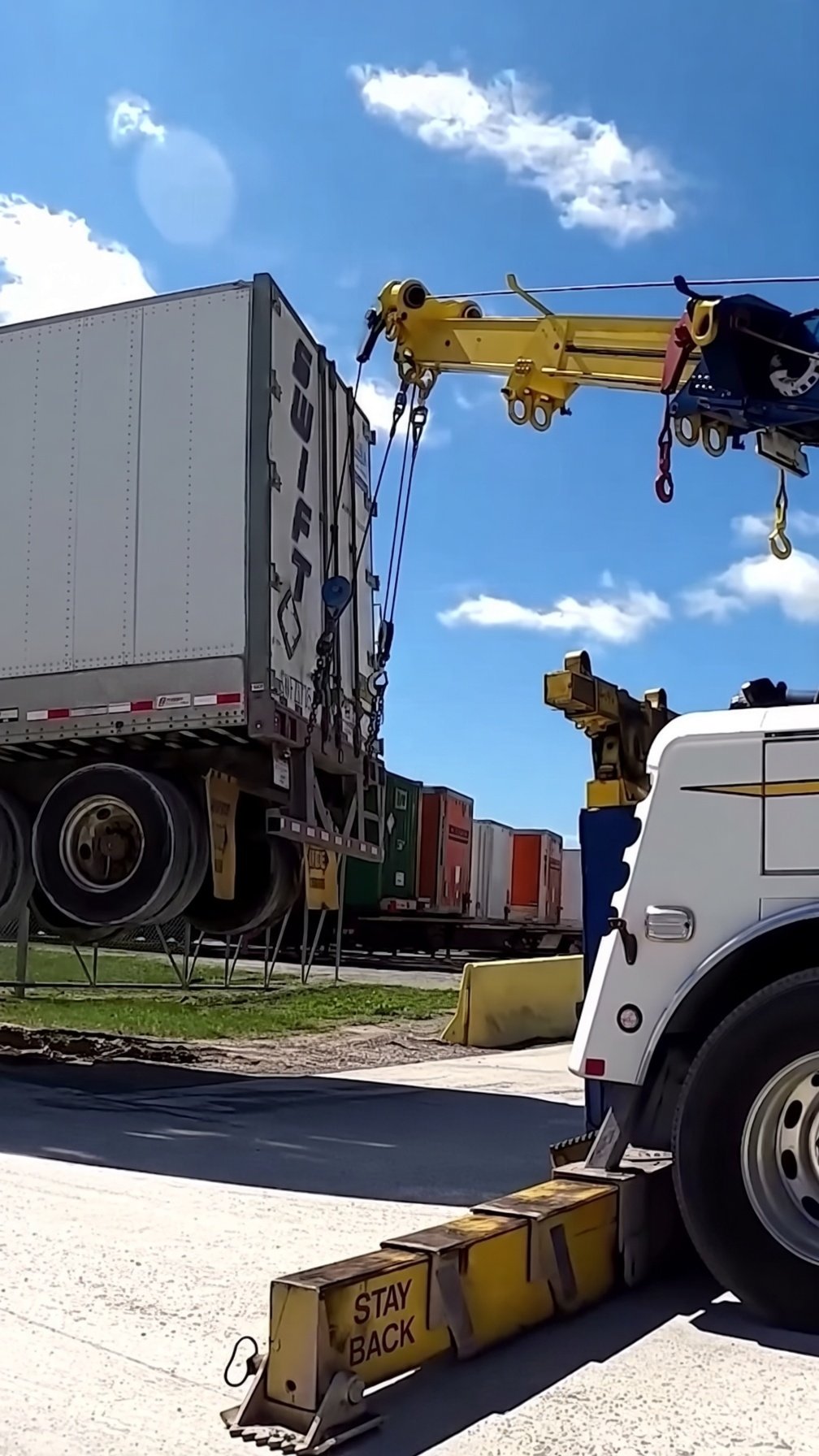 Getting a trailer back on its wheels
