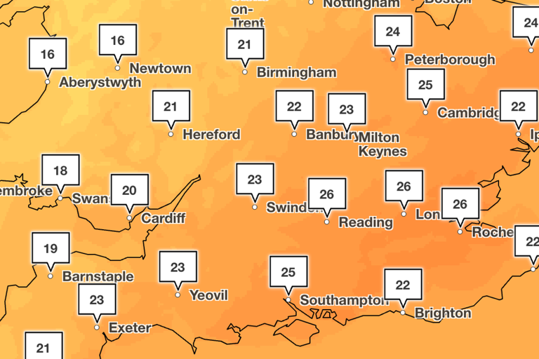 UK set for exceptionally warm weather later this week