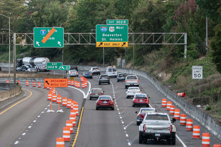 Interstate 5 southbound closure doubles some commutes, ODOT finds