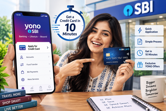 SBI credit card now available through YONO: Get a credit card in 10 minutes