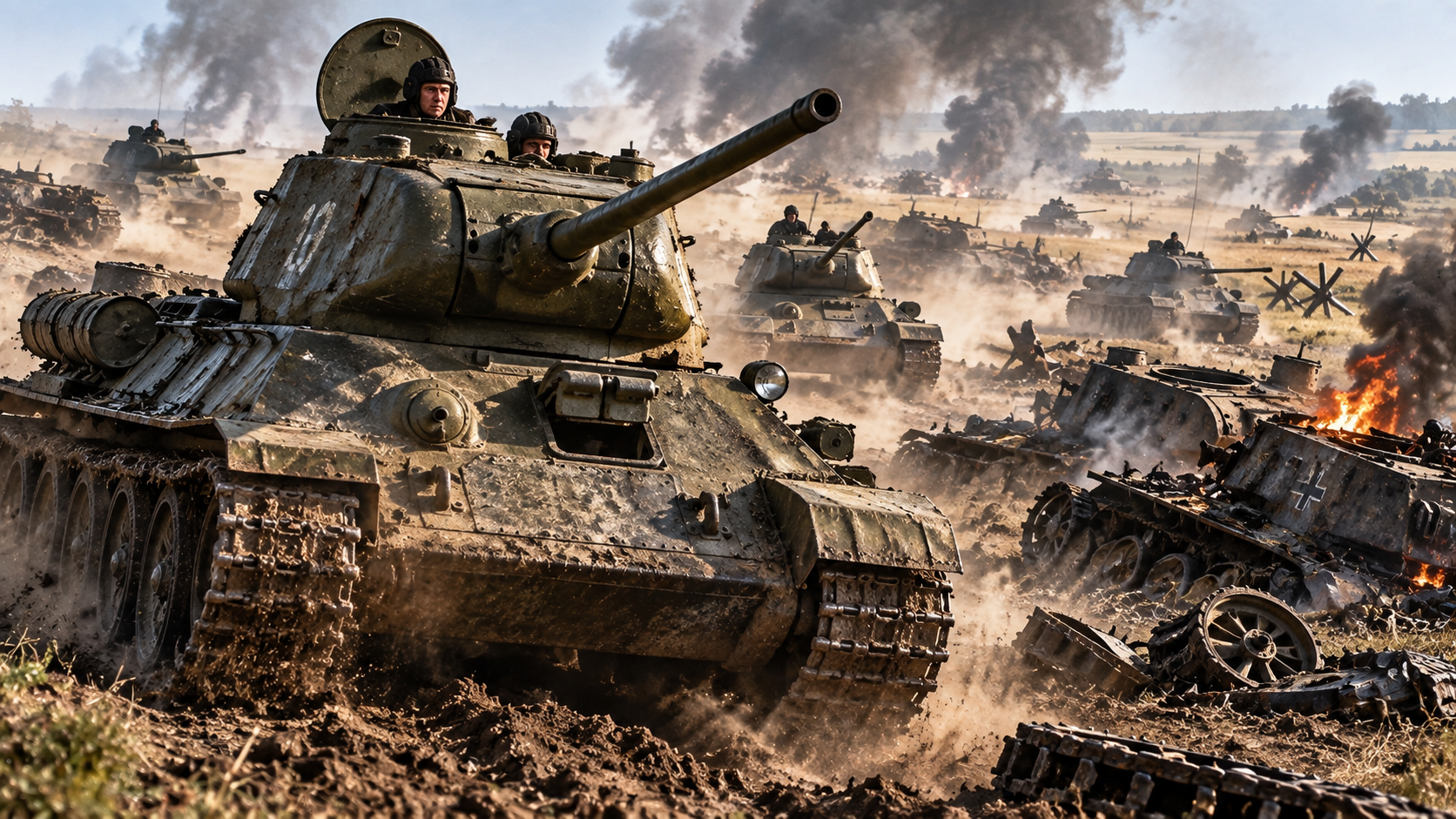 The Soviets kept sending tanks into Prokhorovka. By afternoon, the ...