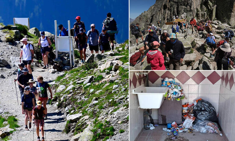 France bans day trippers from Mont Blanc trail in crack down on 'nose ...