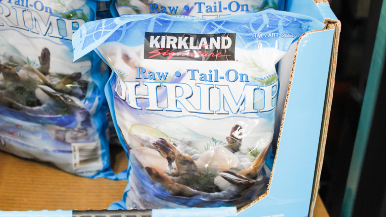 The brand behind Costco's Kirkland frozen shrimp