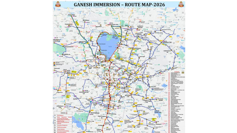 Hyderabad: 20,000 police deployed for final Ganesh Visarjan