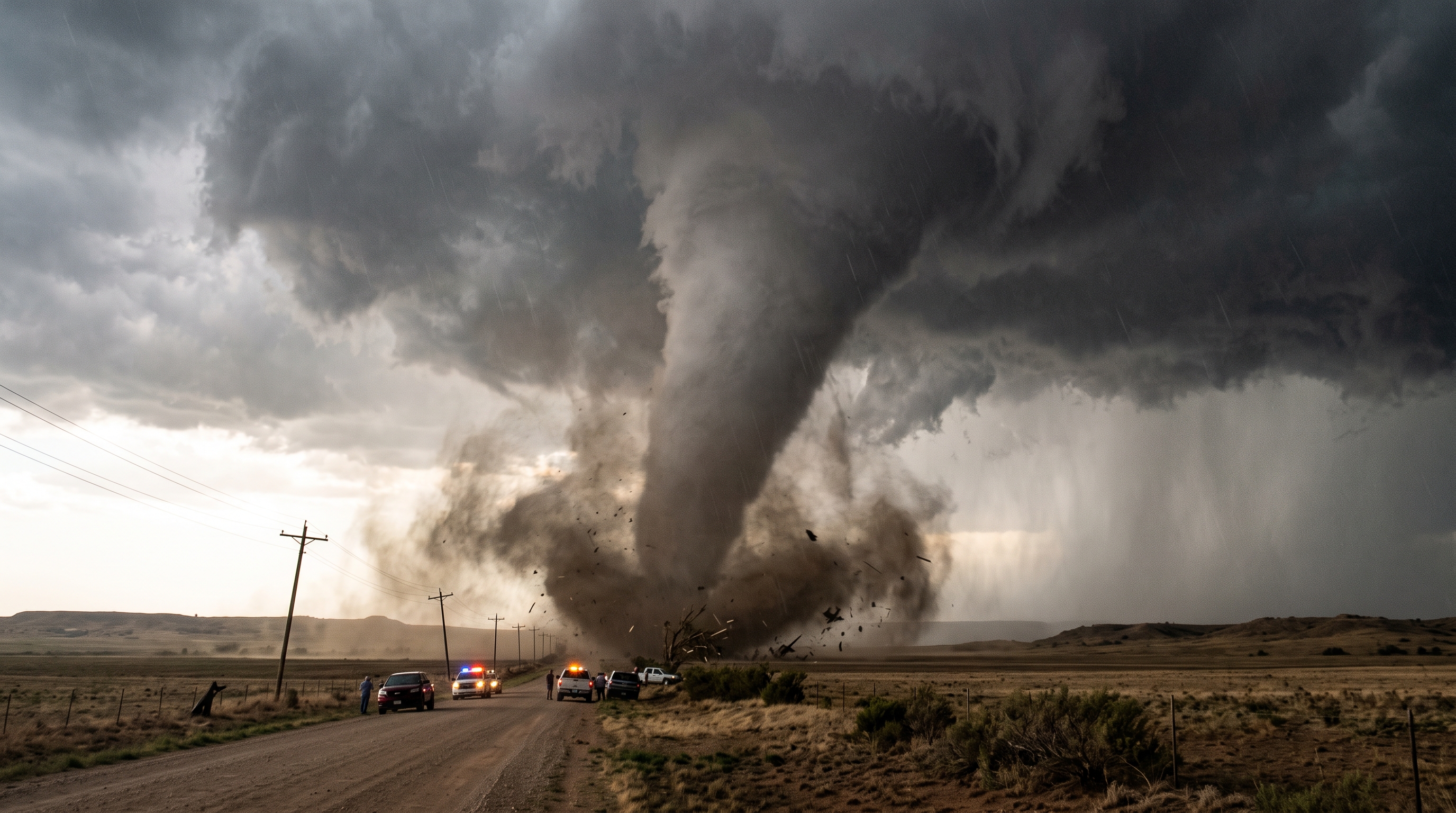 The wind suddenly felt solid - one survivor described what happened next