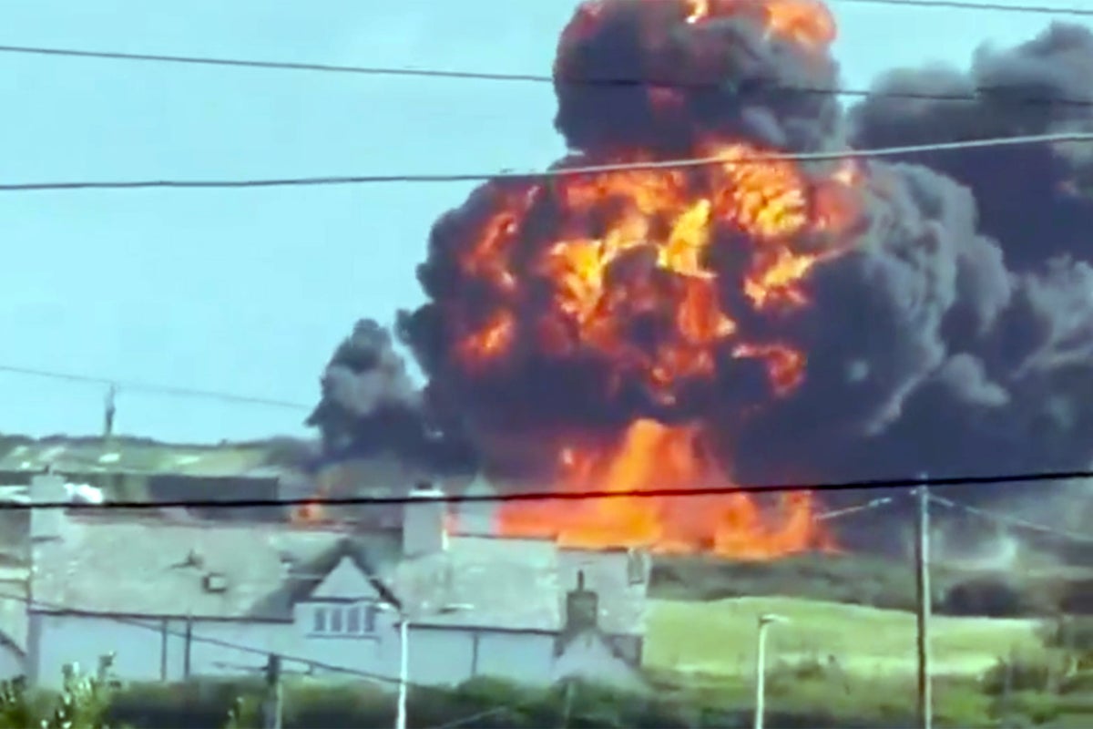 Huge explosion after RAF jet crashes during incident – what we know