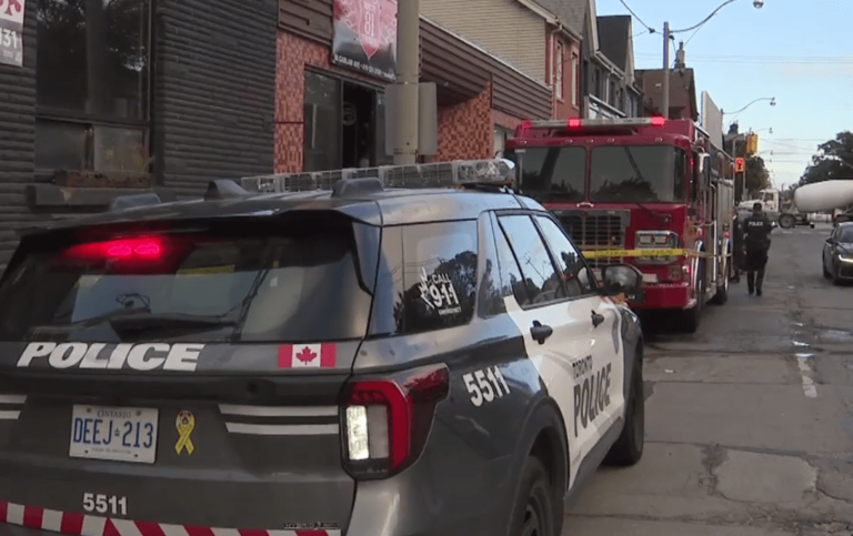 Roads reopen after fire in Toronto’s east end