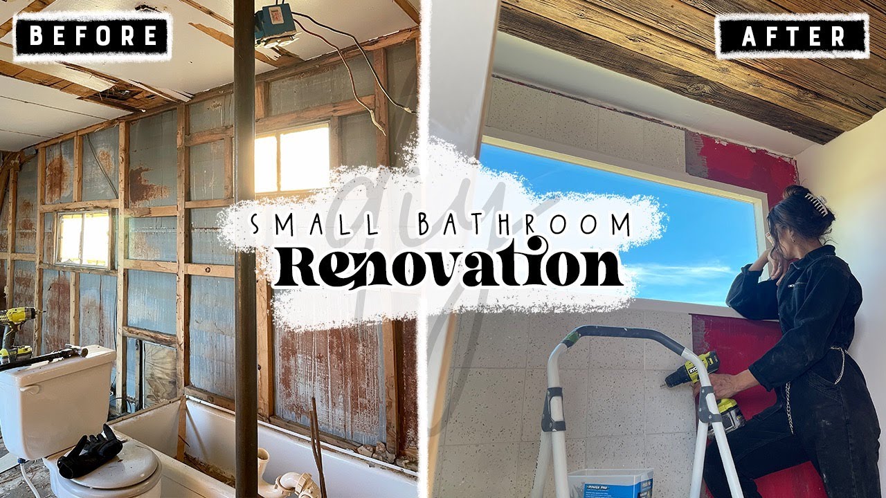 From trailer to tiny bath: DIY tiling