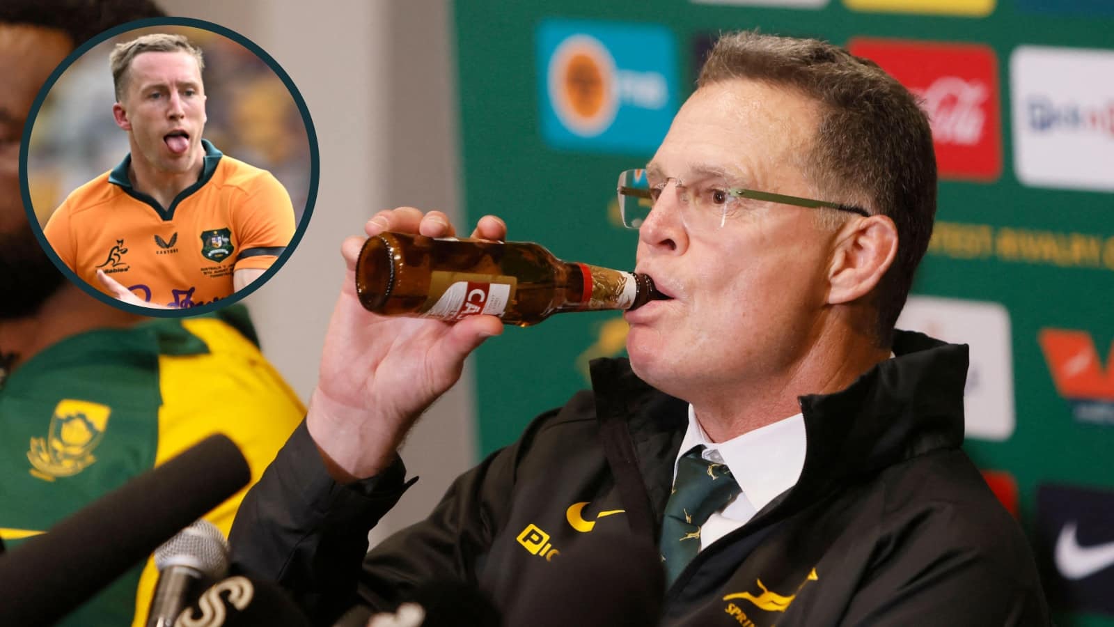 Wallabies star takes cheeky dig at Rassie Erasmus on early Springboks ...