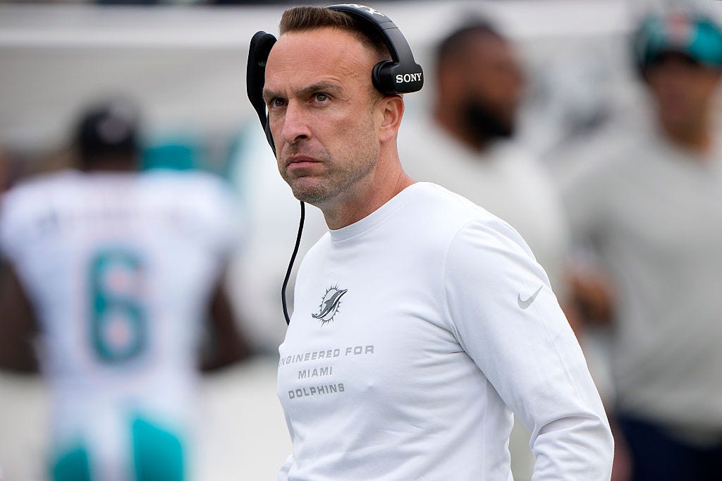 Dolphins' Jeff Hafley updates injury to wide receiver Caleb Douglas