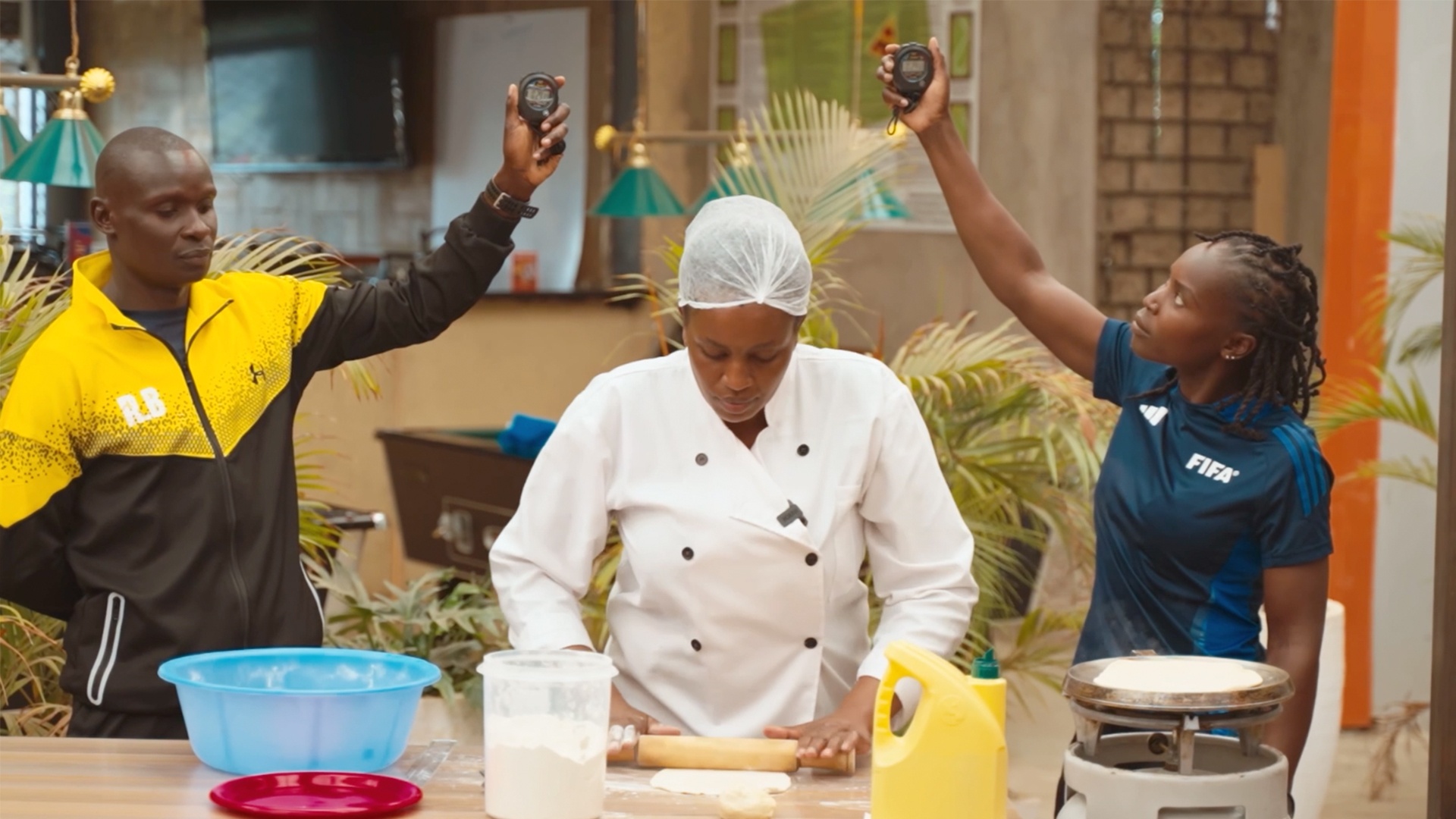 Fastest time to make three chapatis - 2 minutes 26.92 made by Dorcas ...