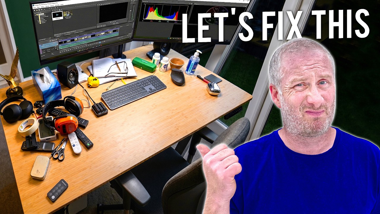 My desk was a disaster — I built this