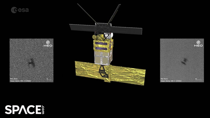 Doomed satellite seen by HEO Robotics cameras in space ahead of Earth ...