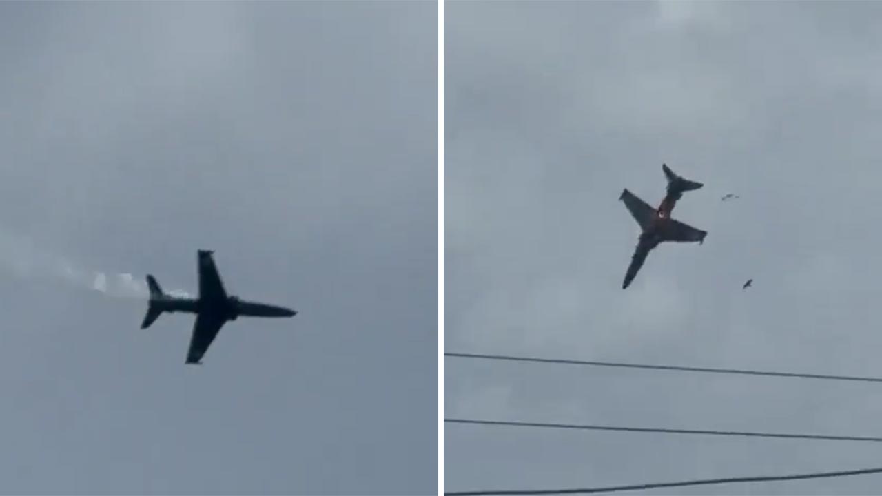 RAF Hawk T2 crashes after takeoff in Wales; two pilots eject