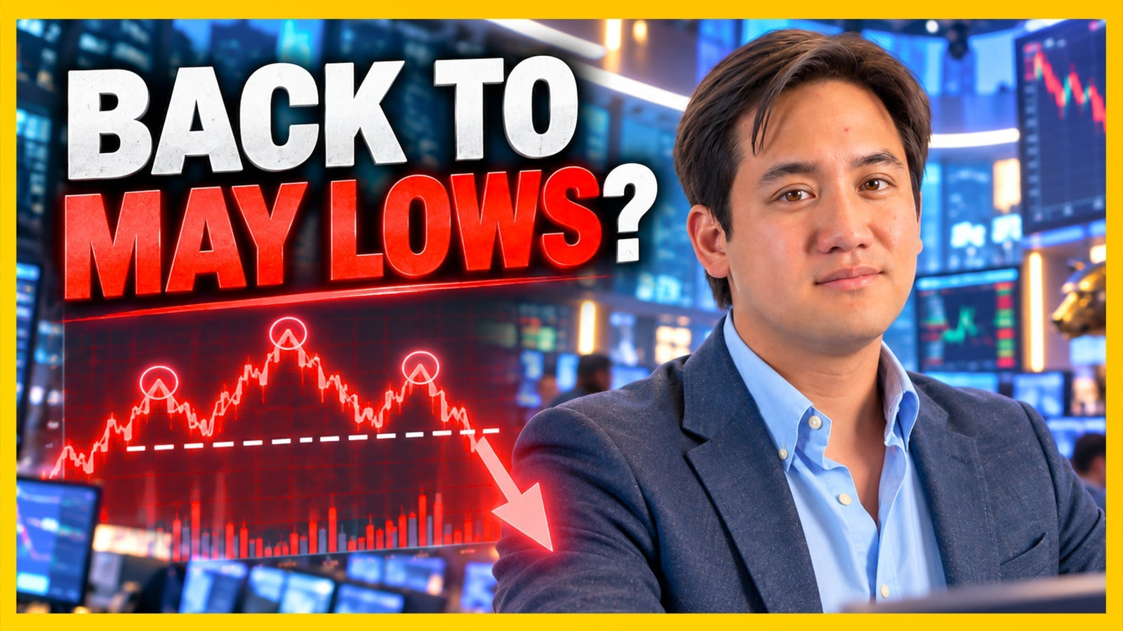 SPY head and shoulders forms as QQQ catches up