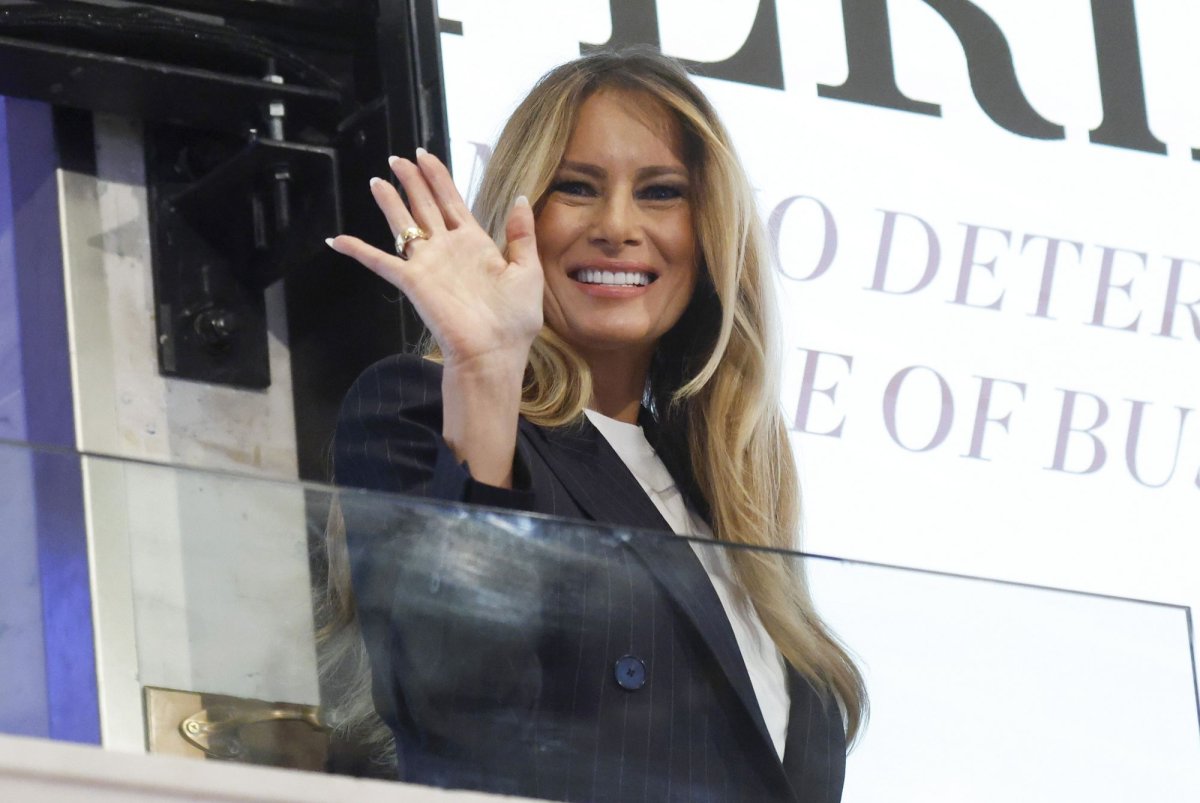 First lady Melania Trump rings the NYSE opening bell, launches Imperia ...