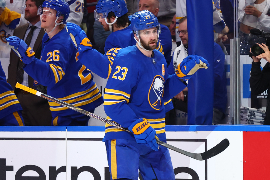 Sabres defenseman Mattias Samuelsson is listed as week to week with ...