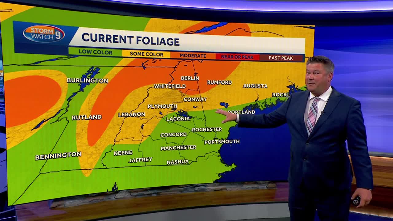 New Hampshire foliage map: Colors emerging in northern NH, weeks away ...