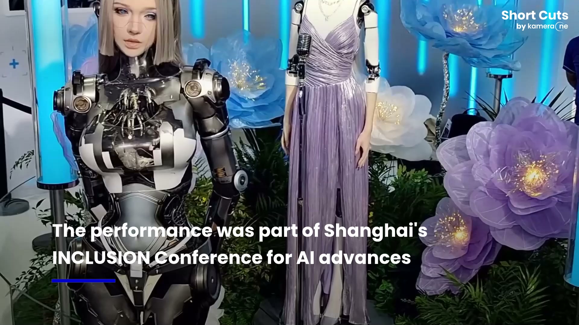 Humanoid bionic female robot unveiled at Shanghai tech conference