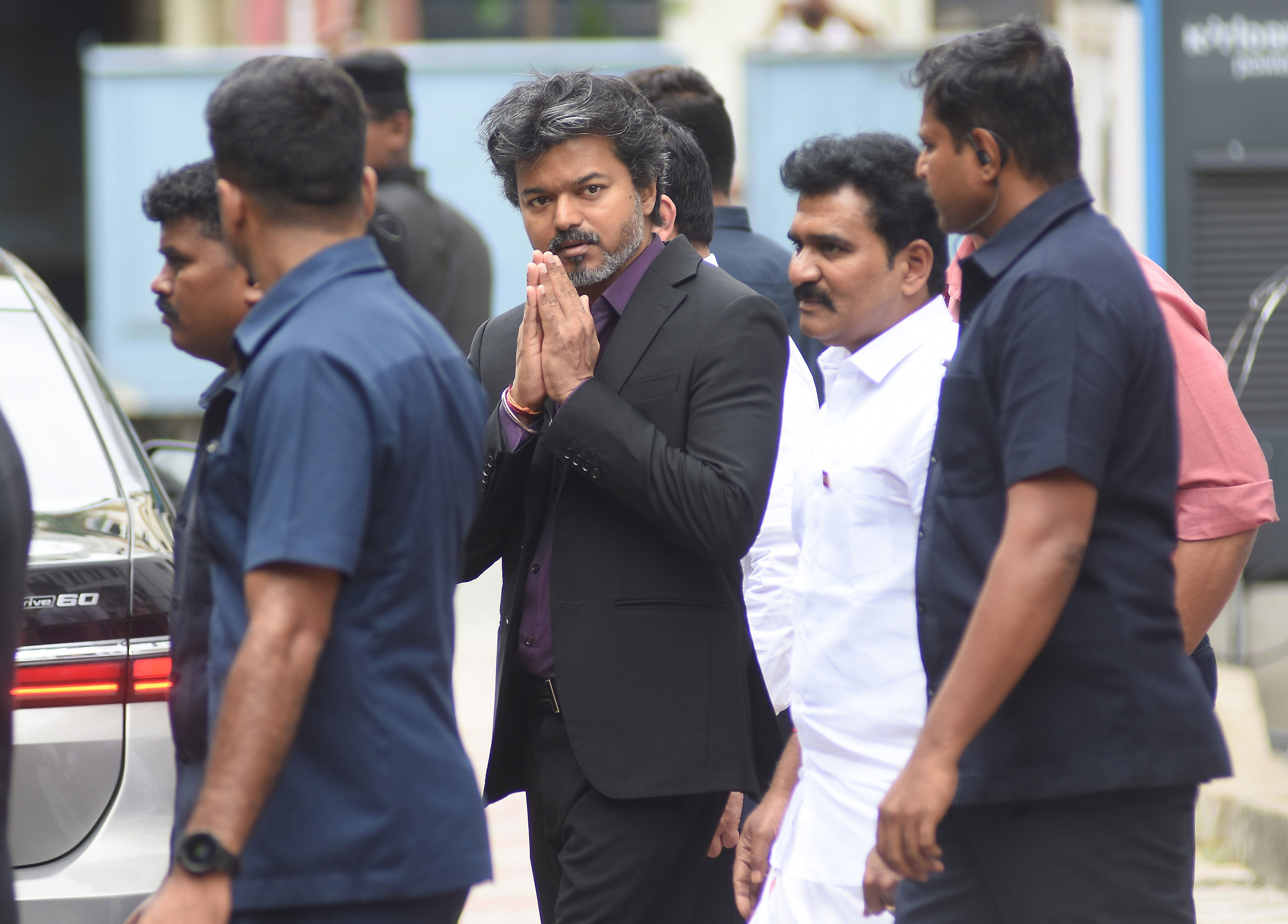 Vijay makes surprise visit to electricity board HQ, Tamil Nadu, to get ...