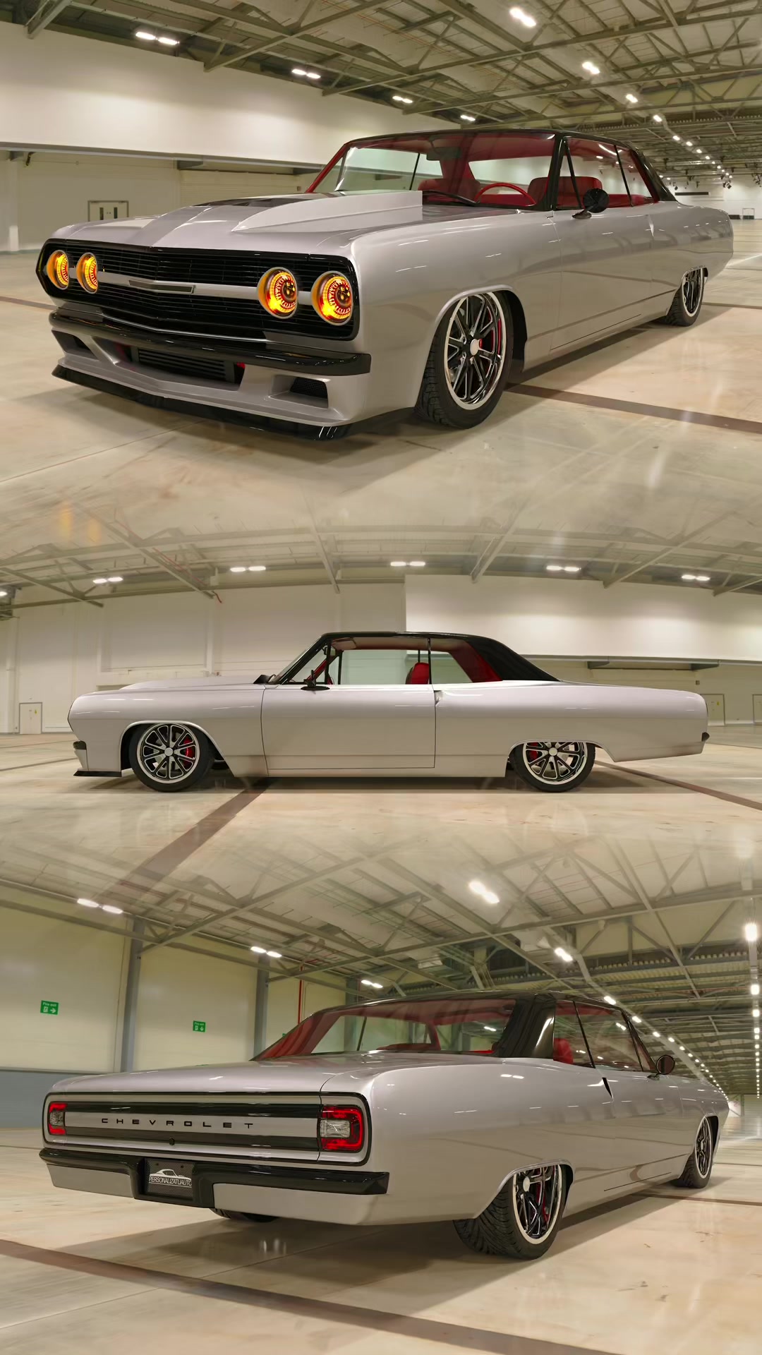 65 Chevy Chevelle 3D design with custom US Mags wheels