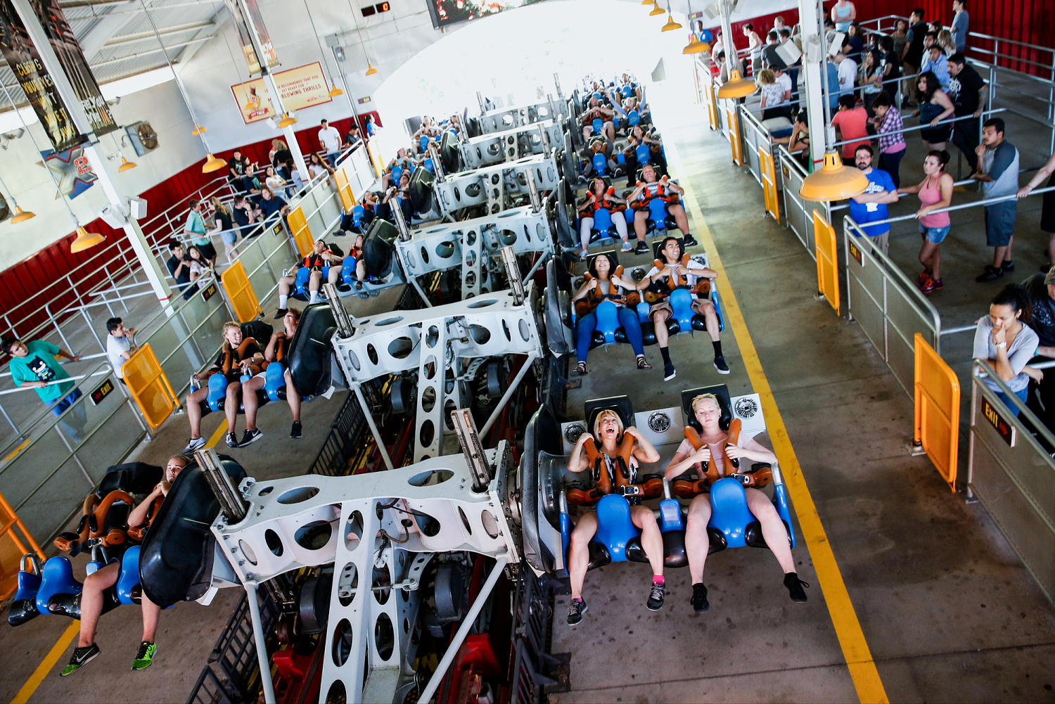 Over 100 people suffered brain injuries on X2 rollercoaster at Six ...