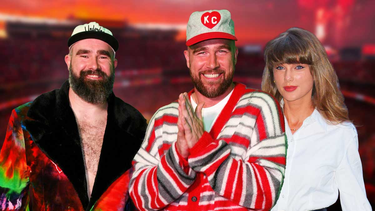 Travis and Jason Kelce loving the Taylor Swift 'that's my husband ...