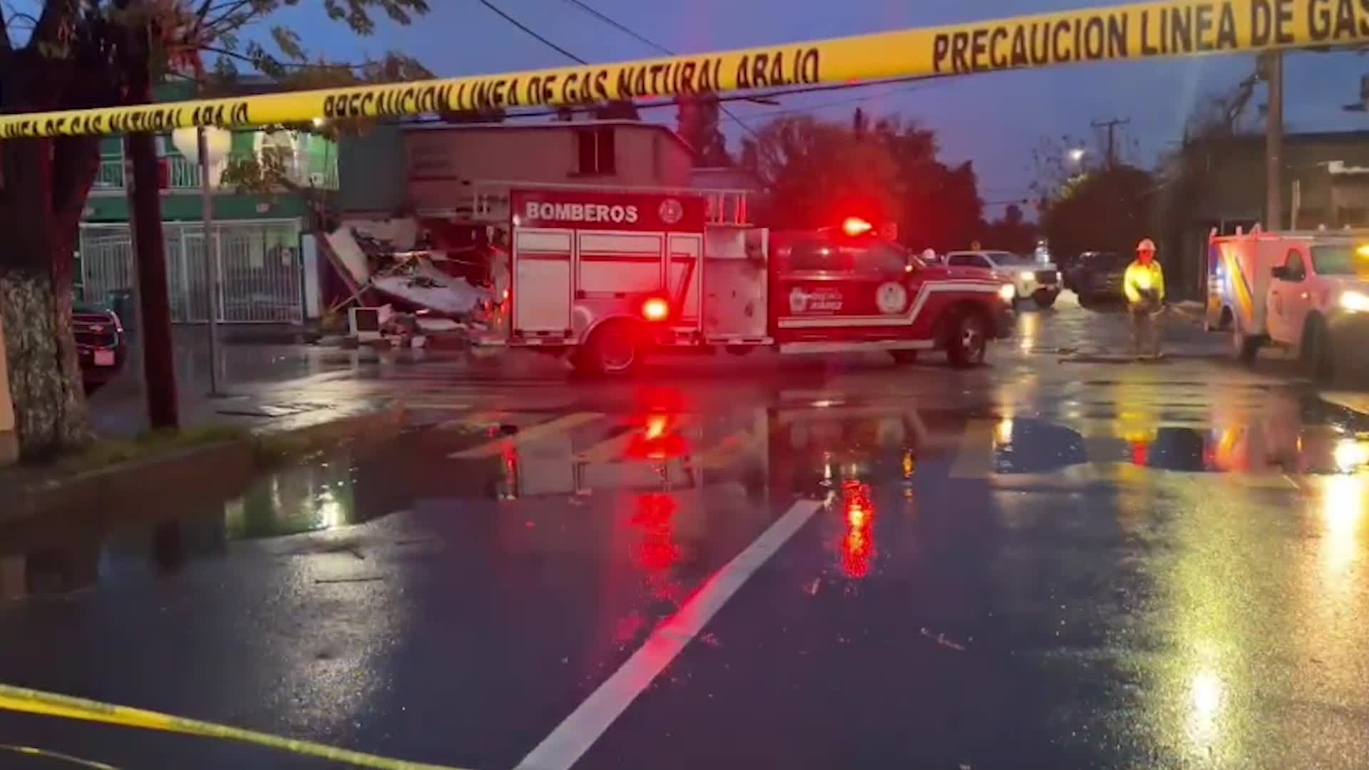 Juarez home collapse after gas explosion
