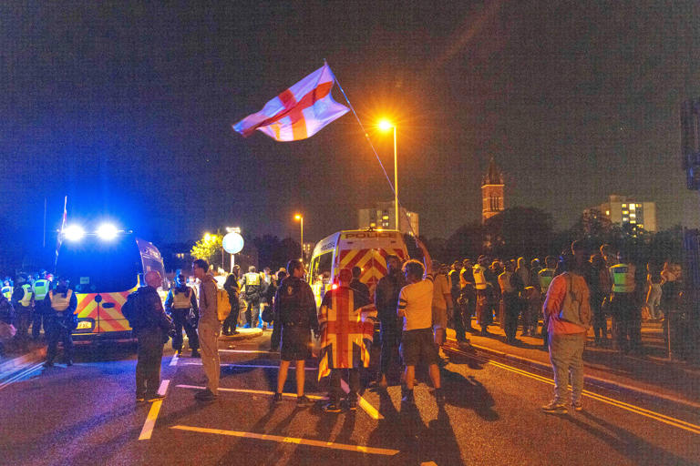 Trio charged with assault after anti-migrant protest in Gosport