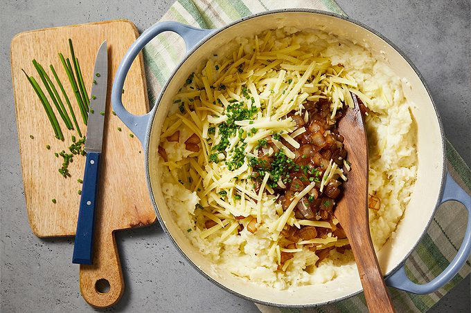 French onion mashed potatoes